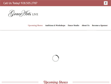 Tablet Screenshot of graceartslive.com